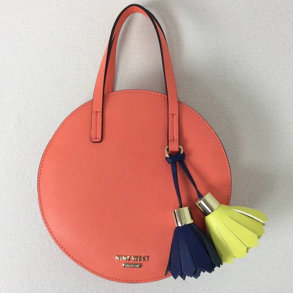 Nine West Roundabout Circle Crossbody Bag Salmon - Picture 5 of 10